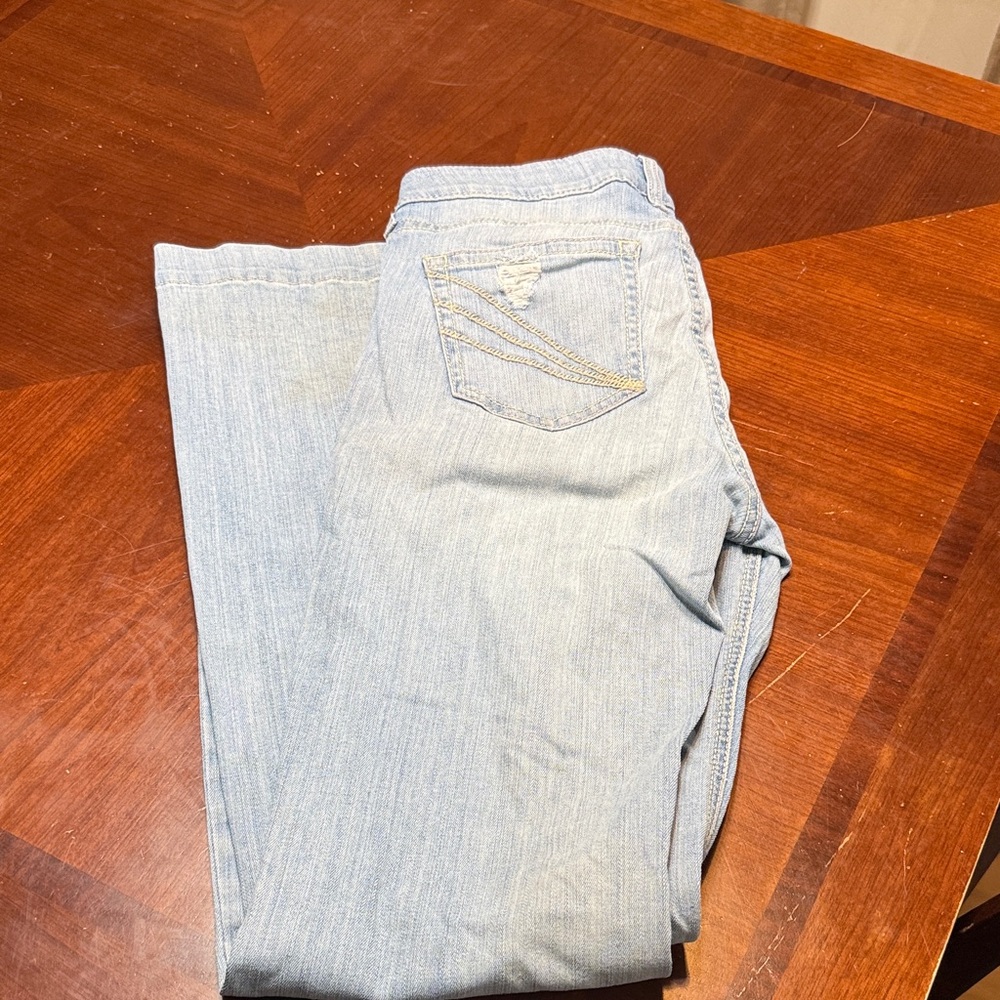 Ariat high rise, slim trouser, Light Blue Women's Jeans
